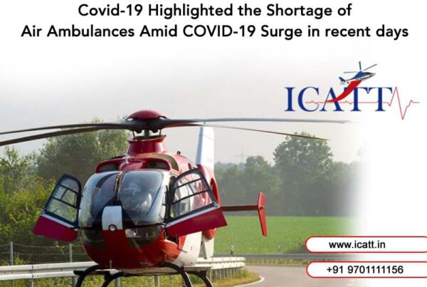International Air Ambulance for Corona patients transportation services in India, medical helicopter near me