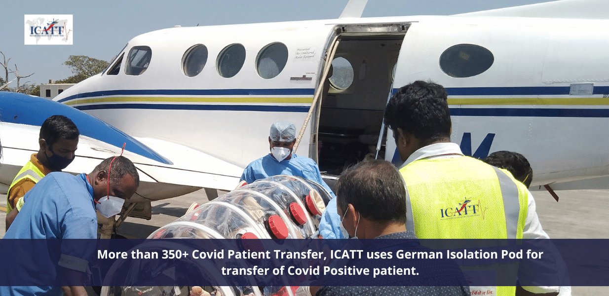 Covid Patient air transfer